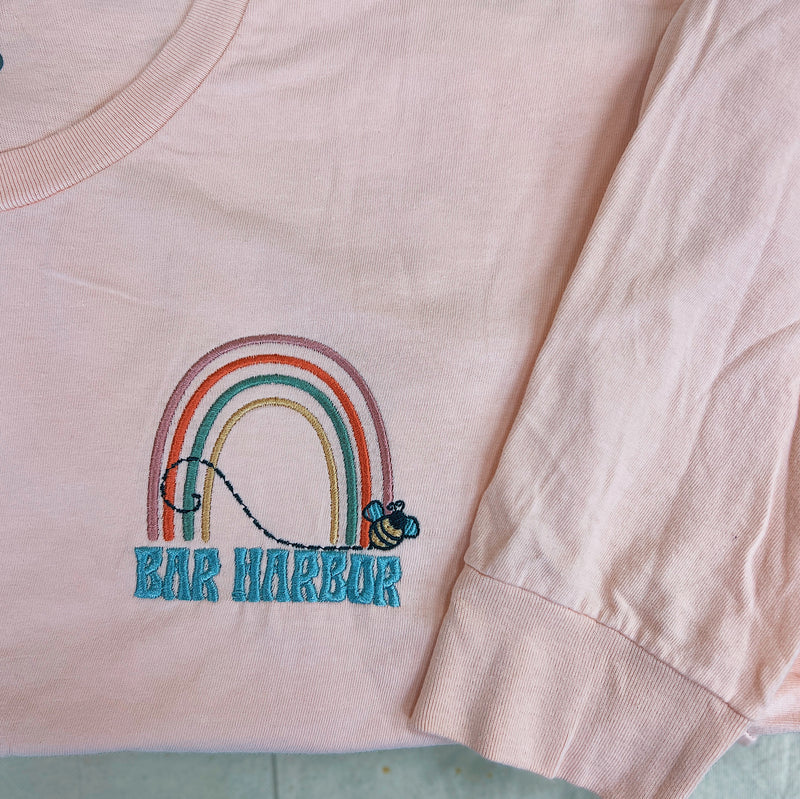 Bar Harbor Blessed Rainbow Long Sleeve T
