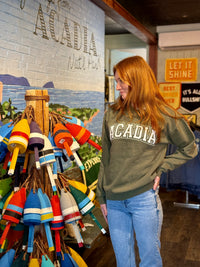 Outlined Arch Acadia Crewneck